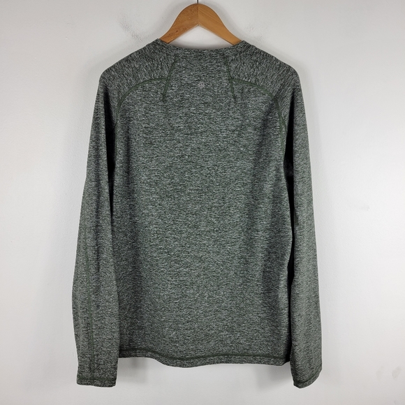 Lululemon Surge Long Sleeve Quarter Button Up Space Dye Long Sleeve Henley Tee - Picture 8 of 10